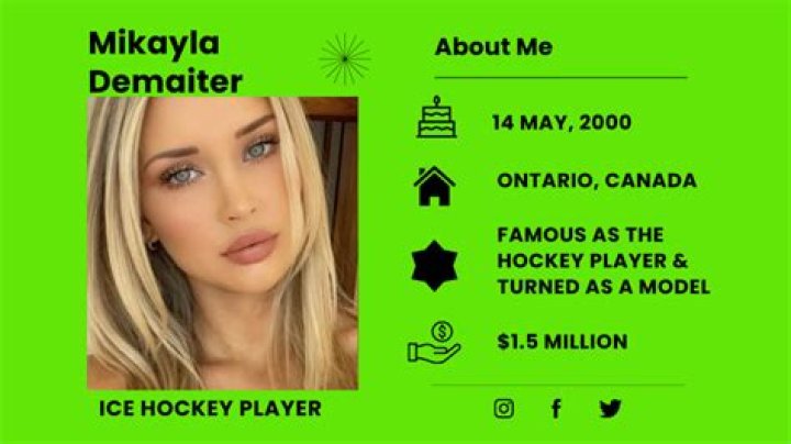 Mikayla Demaiter Wiki, Bio, age, height, family, boyfriend, photos, Ice Hockey, net worth, OnlyFans