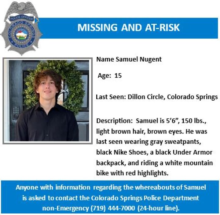 Missing Sam Nugent Who Was Last Seen In Dillon Circle Found Dead –