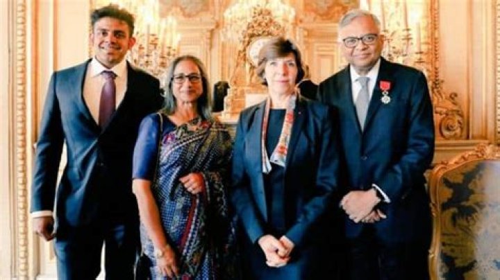 Natarajan Chandrasekaran children: Pranav Chandrasekaran