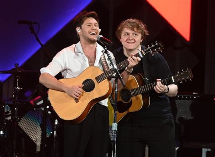Niall Horan joins friend Lewis Capaldi on stage at a concert in Atlanta, Georgia: Watch