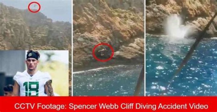 Oregon’s Tight End Spencer Webb Cliff-Diving Accident Linked To His Death