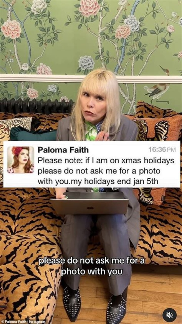 Paloma Faith Shares Swimsuit Photo "Back From Holidays" — Celebwell