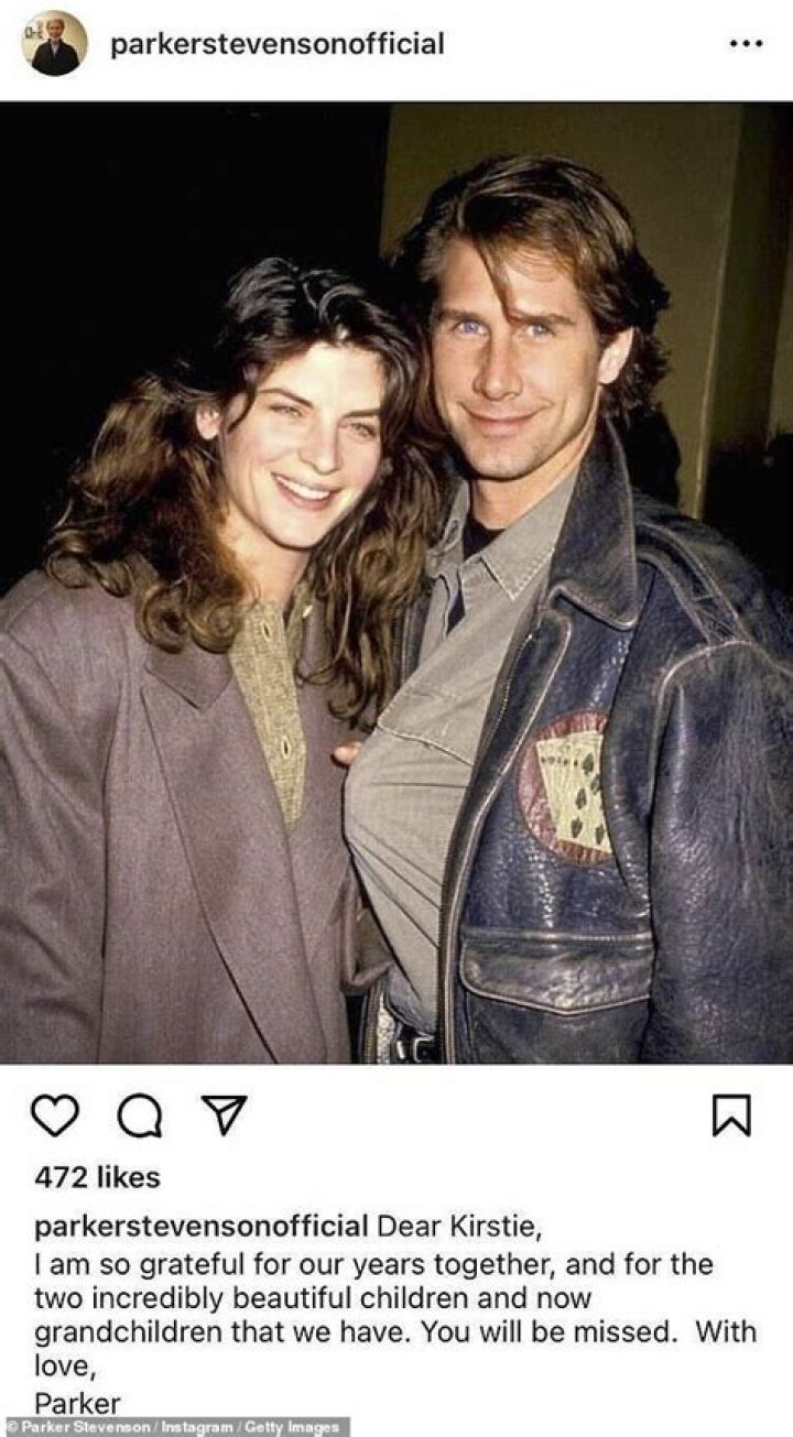 Parker Stevenson: Who is Kirstie Alley’s second husband?