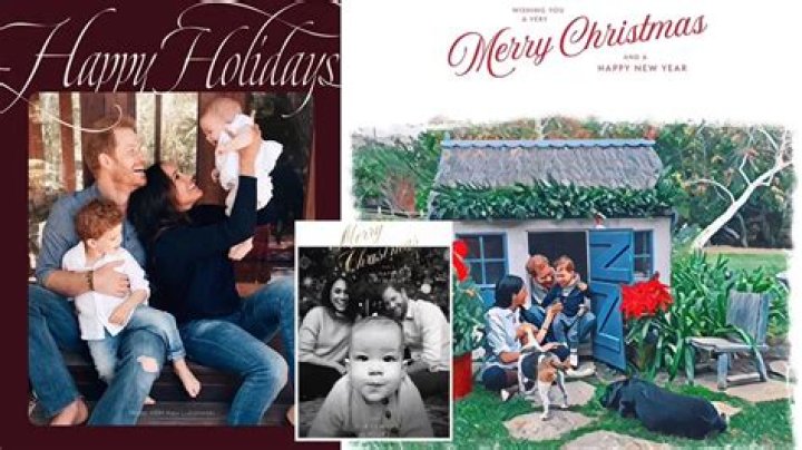 Prince Harry And Meghan Markle Post The Cutest Christmas Card Featuring Baby Archie!