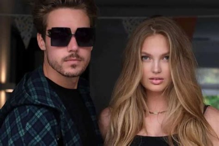 Romee Strijd Puts Her Baby Bump On Display In Bayu The Label Two Piece Bathing Suit