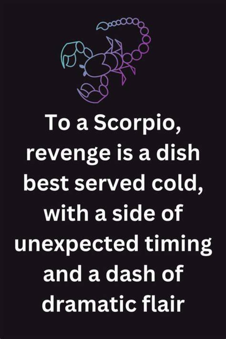 Scorpio revenge