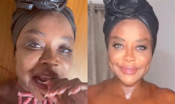 Stephanie Benson goes half naked in new video