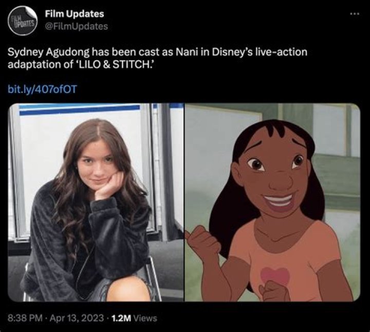 Sydney Agudong as Nani in Disney’s Lilo & Stitch? Social media users react