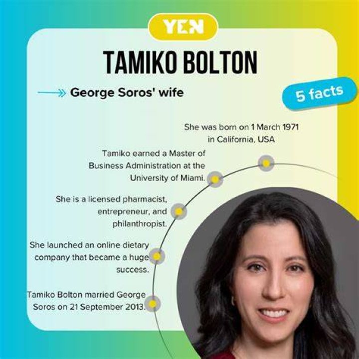 Tamiko Bolton’s Bio – Everything About George Soros Wife