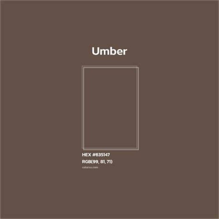 What color is umber