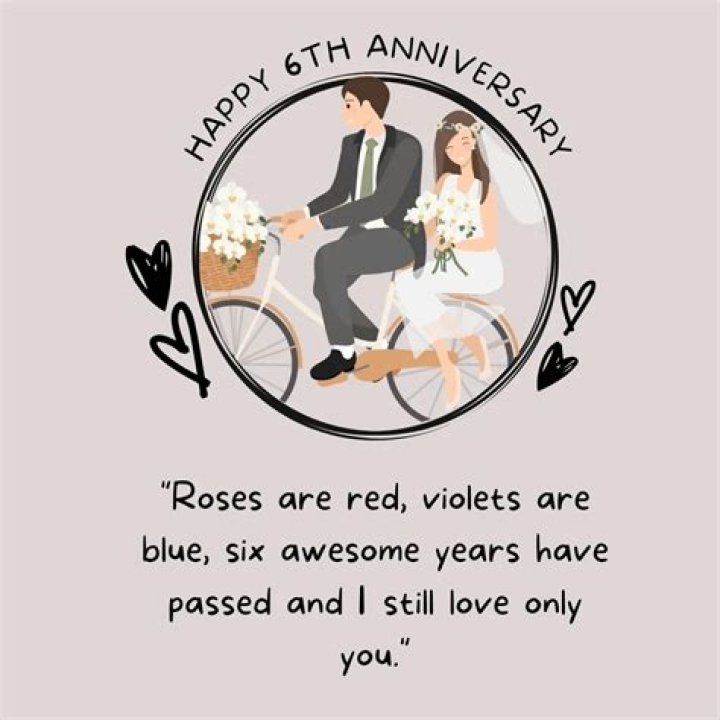 What does 6th anniversary mean