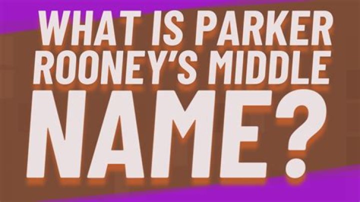 What is Parker’s middle name? – Celebrity