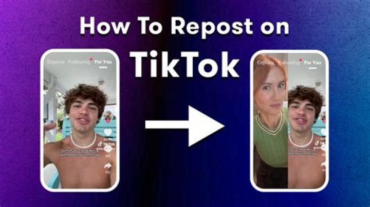 What is Repost on Tiktok? How to use the new repost feature