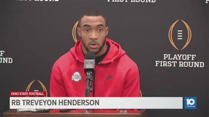 What is Trayvon Henderson 40 time? How many yards did TreVeyon Henderson have?