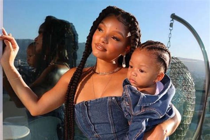 When did Halle Bailey have a child?