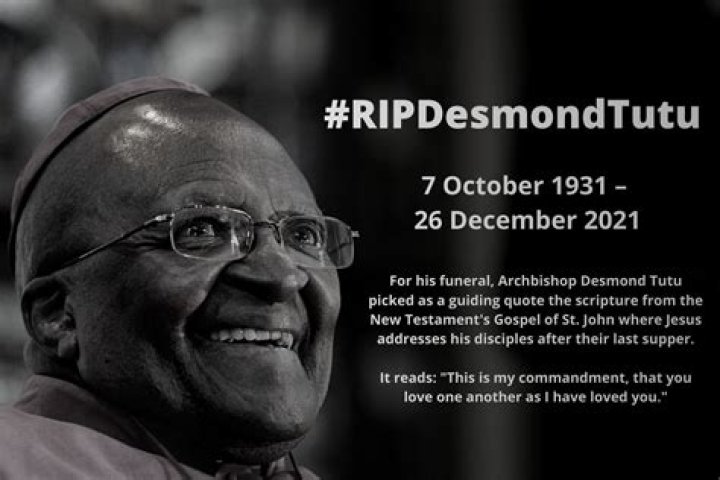 When is Desmond Tutu funeral and burial?