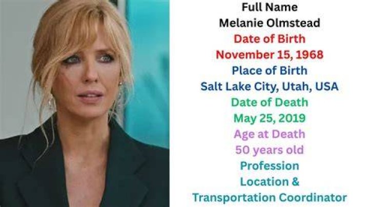 Who is Melanie Olmstead? Bio, Wiki, Age, Husband, Children, Suicide, Cause of Death, Yellowstone, Net Worth, Family, Death, Obituary, Utah, Funeral and Instagram