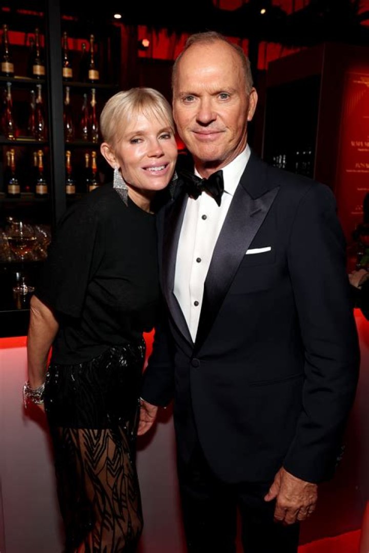 Who is Michael Keaton wife Caroline McWilliam?