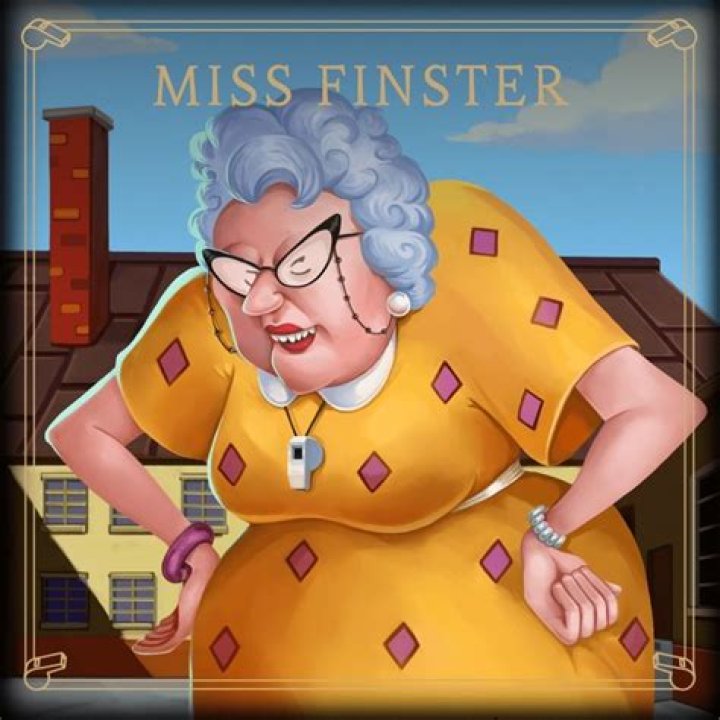 Who voiced Miss Finster?