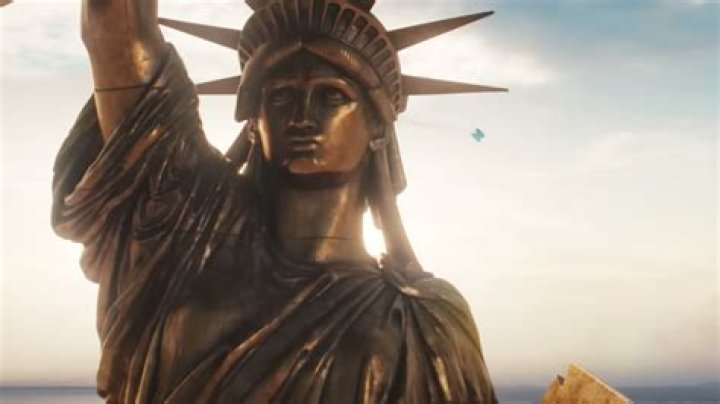 Why does the Statue of Liberty look bronze in ‘The Marvels?’