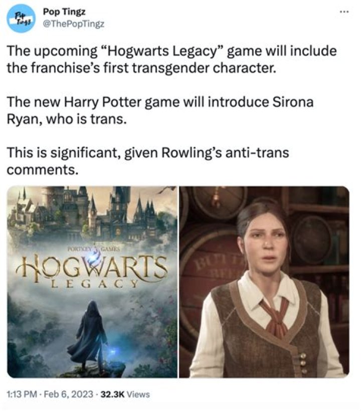 Why is ‘Hogwarts Legacy’ character Sirona Ryan’s name being labeled offensive?