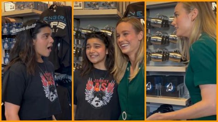 ‘You didn’t see yourself?’: Brie Larson having to save Iman Vellani from her own fangirling proves ‘The Marvels’ is more fact than fiction